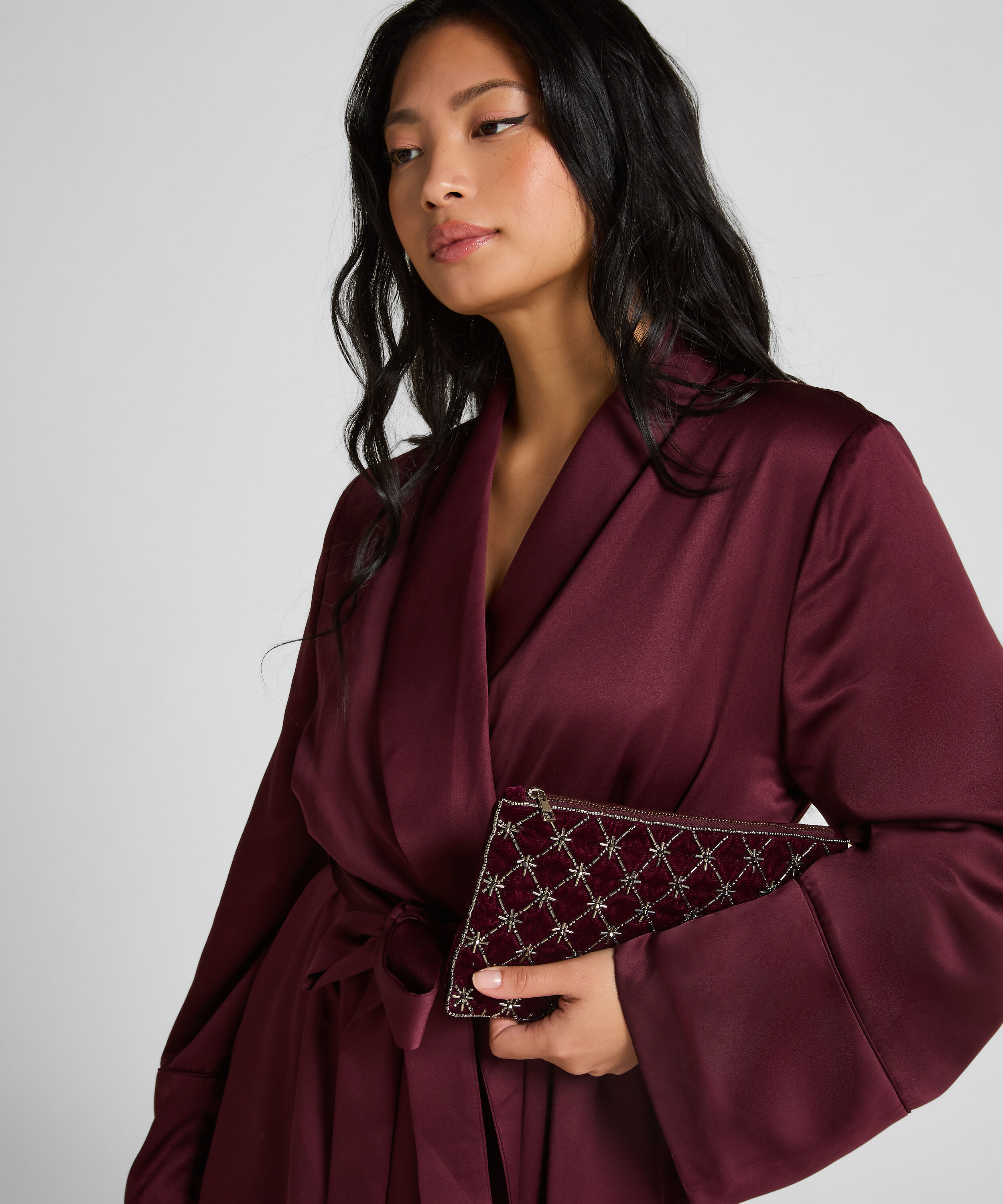 Bolsa de cuentas, Morado