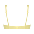Top de bikini de aros no preformado Scallop, Amarillo