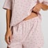 Pyjama Set Cotton Jersey Short, Morado