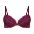 Sujetador con aros y relleno Sia, Morado