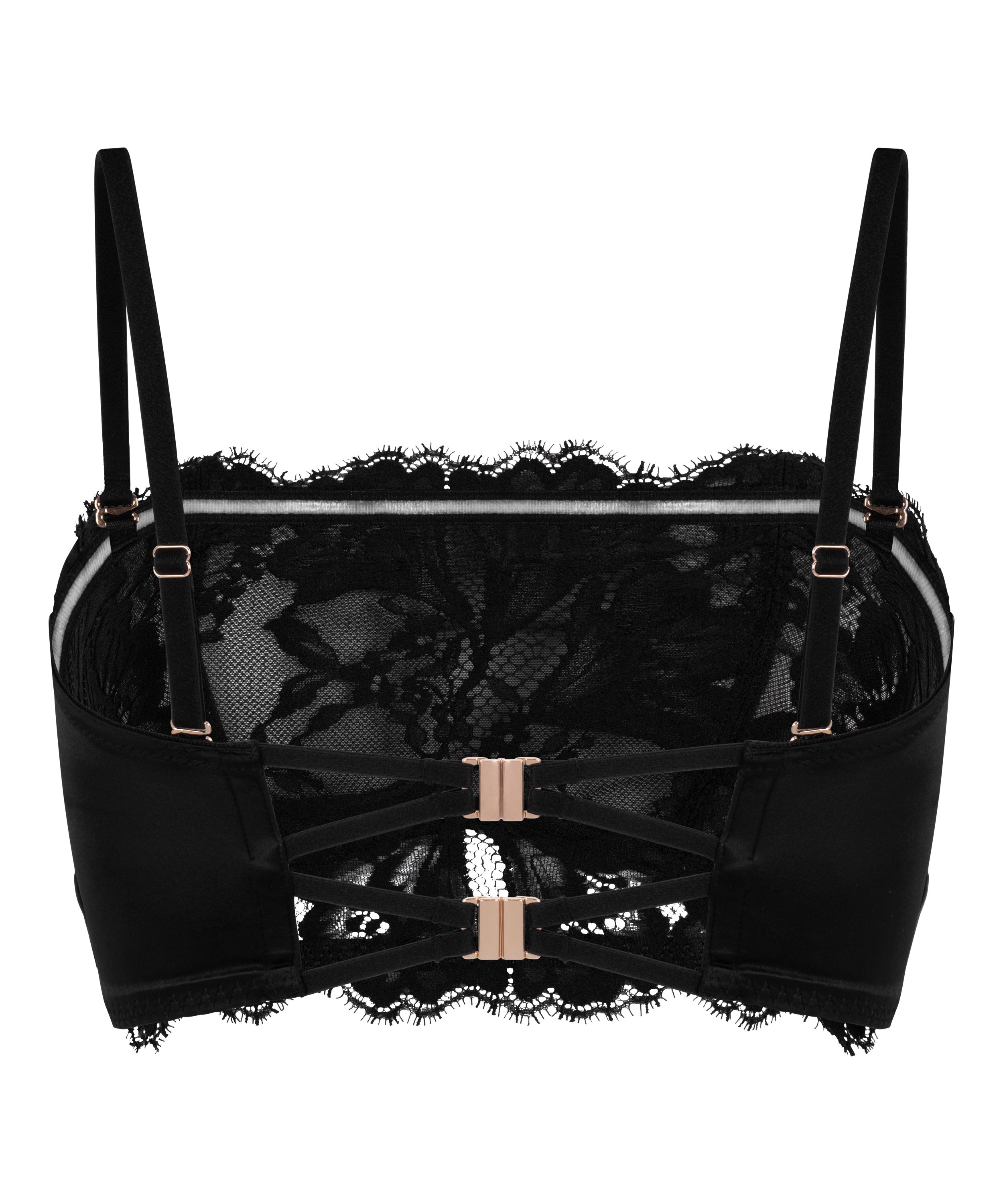 Bralette Grace, Negro, main