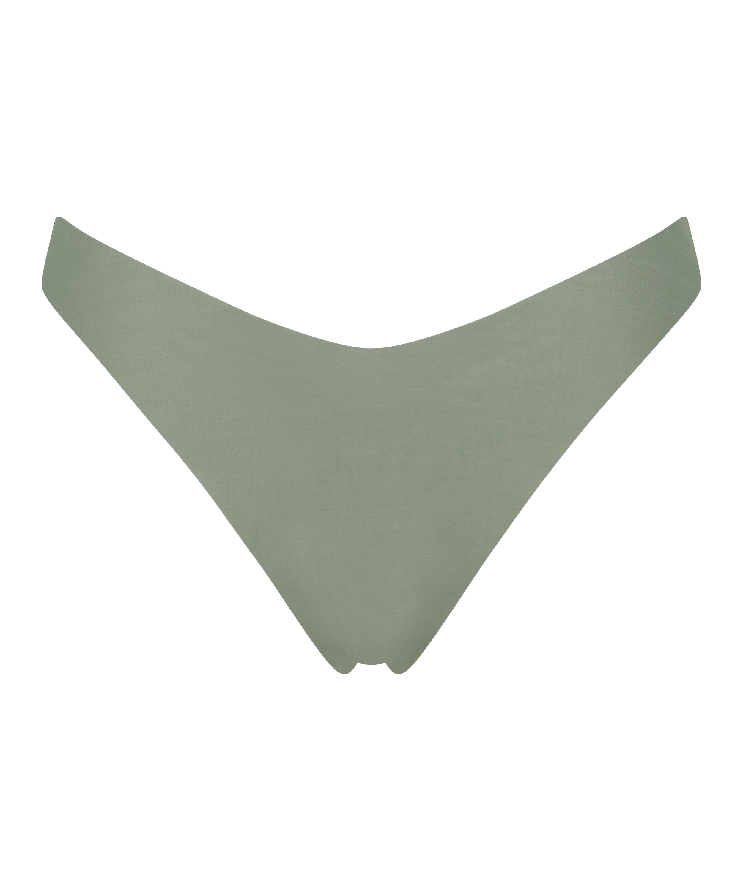 Tanga de Rejilla Invisible de tiro alto, Verde, main