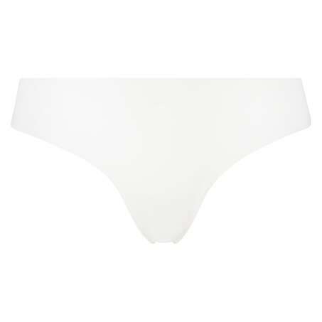 Tanga de algod&oacute;n Invisible, Blanco