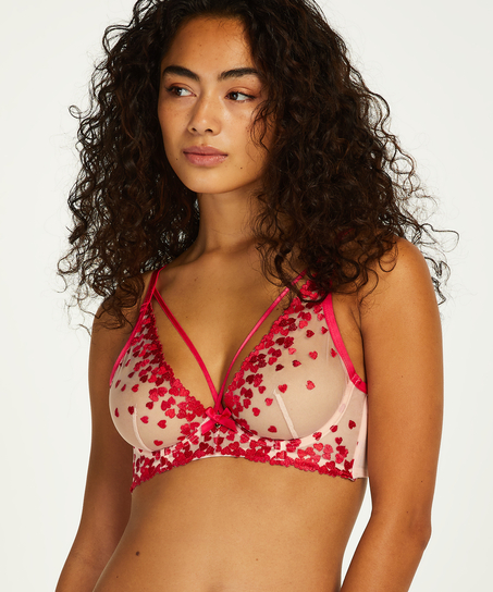 Sujetador de aros no preformado Amora, Rosa