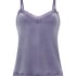 Camiseta top Velours Lace, Morado