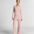 Pantalón de pijama Pointelle, Rosa