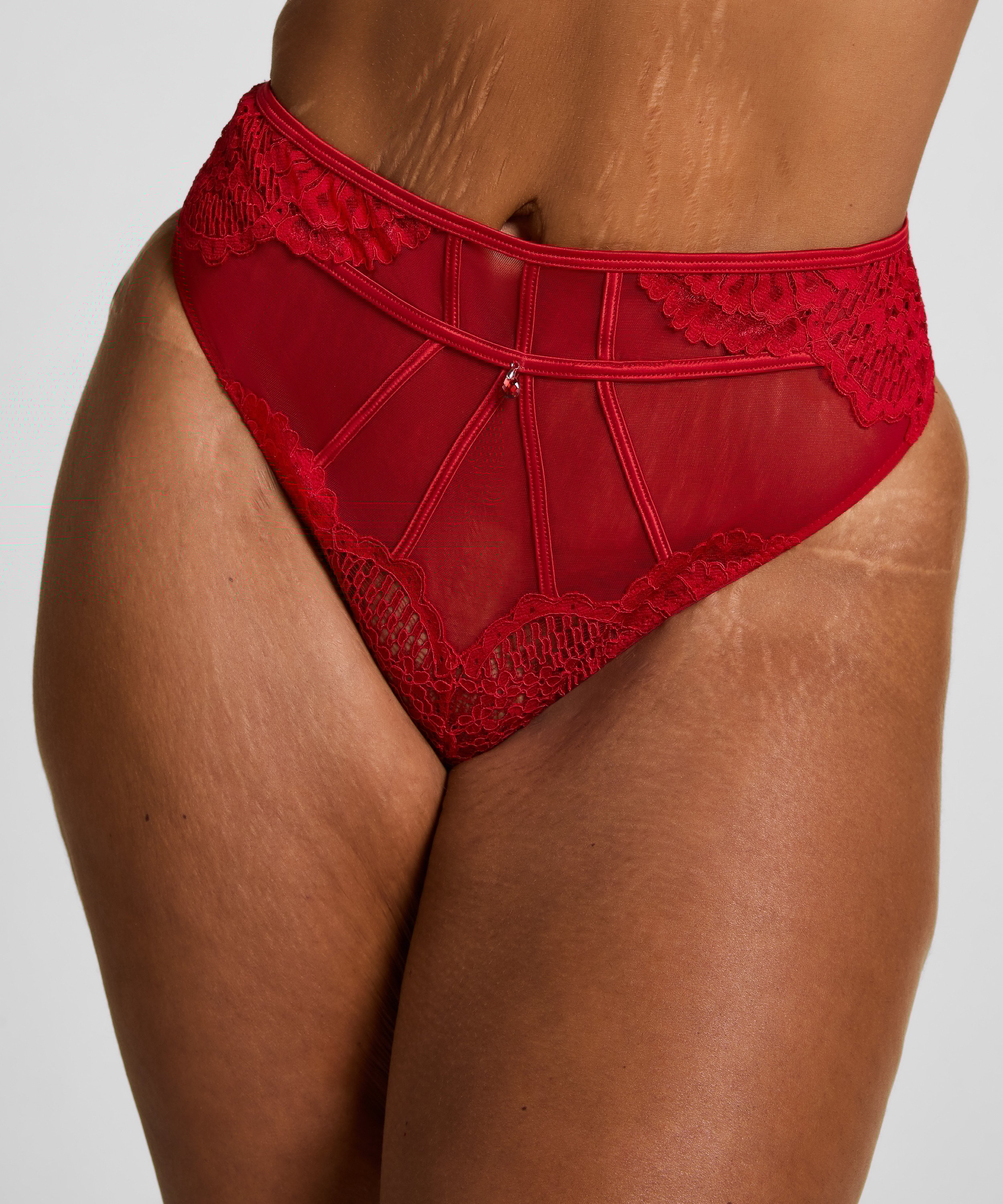 Tanga liguero Whitney, Rojo, main