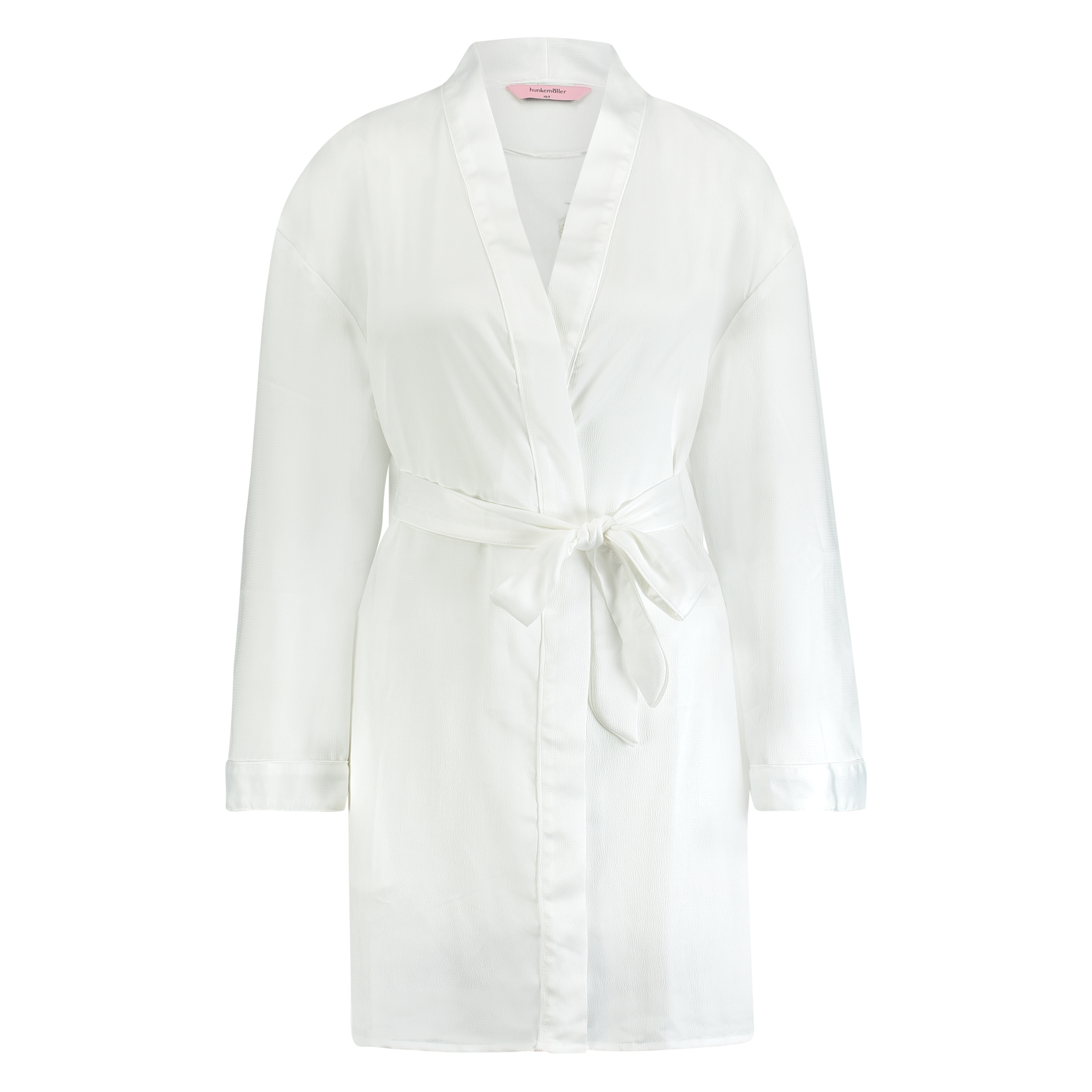 Kimono Satin Bridal, Blanco, main