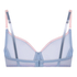 Sujetador con aros y sin relleno Roza, Azul