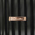 Neceser de maquillaje Stripe Mesh, Negro