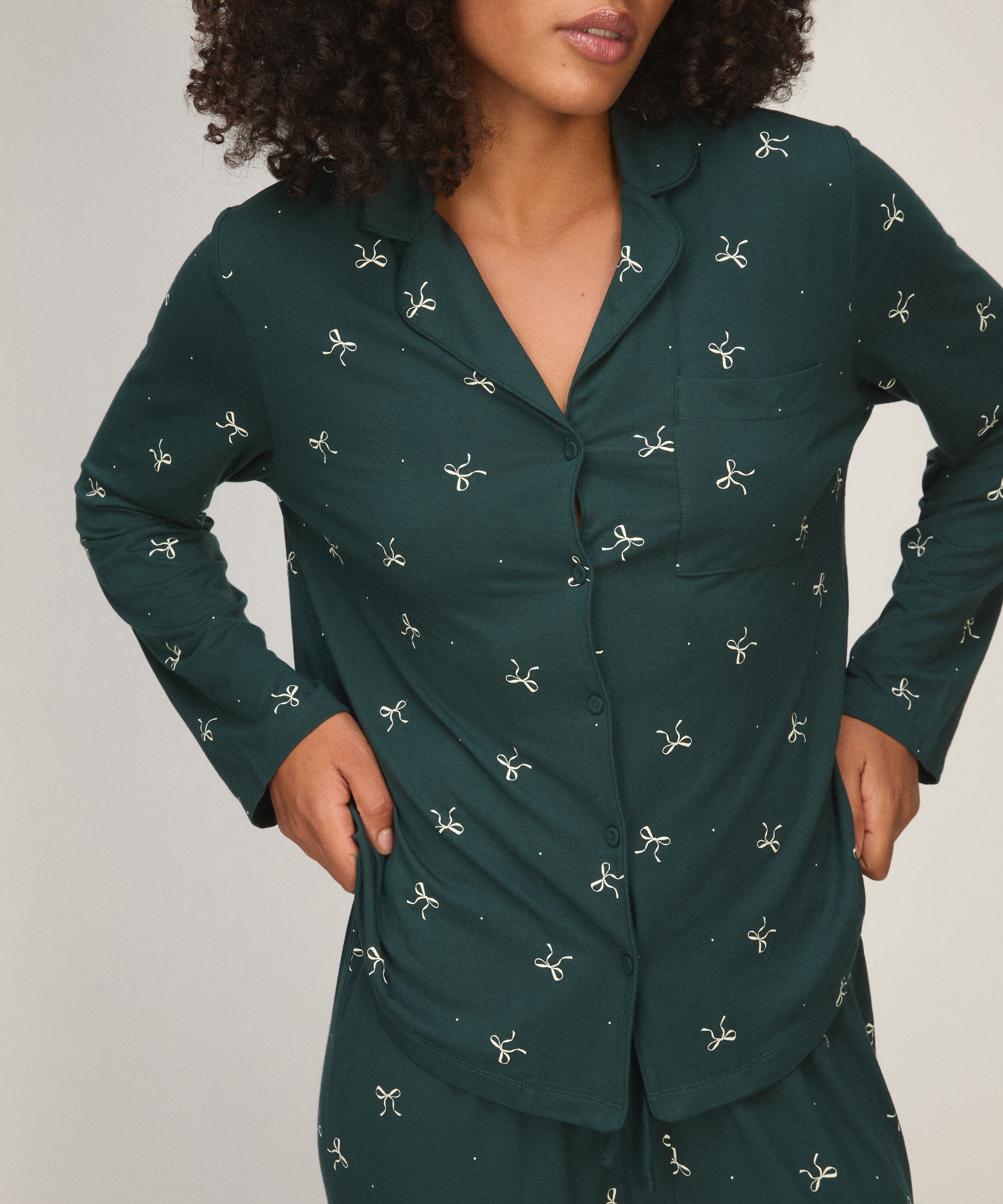 Chaqueta de Manga Larga Jersey Essential, Verde
