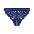 Tanga Grace de tiro alto, Azul