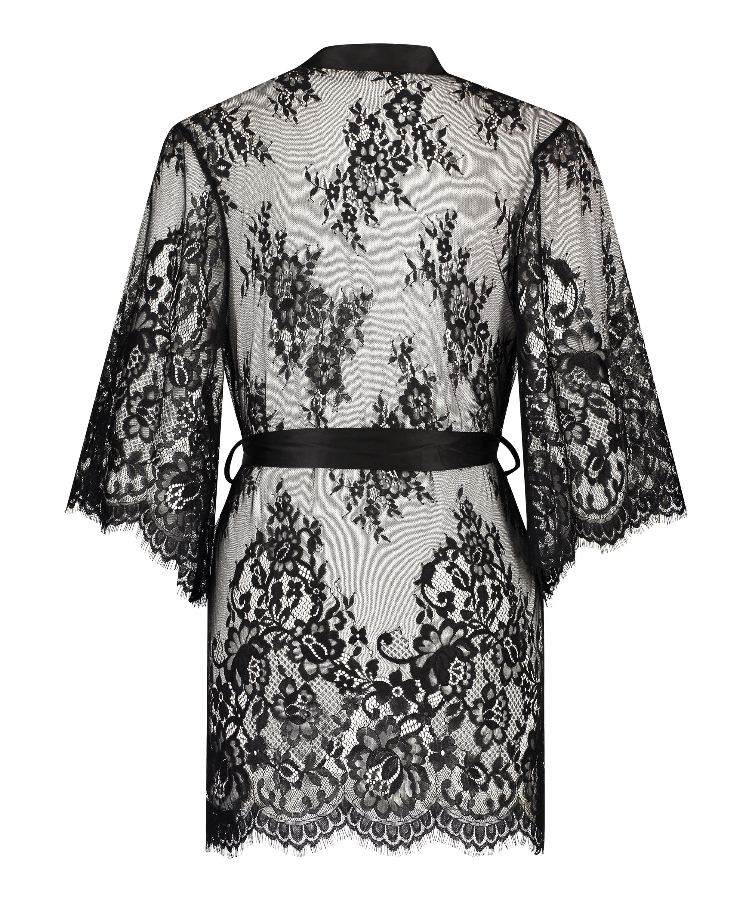 Kimono Lace Isabelle, Negro, main