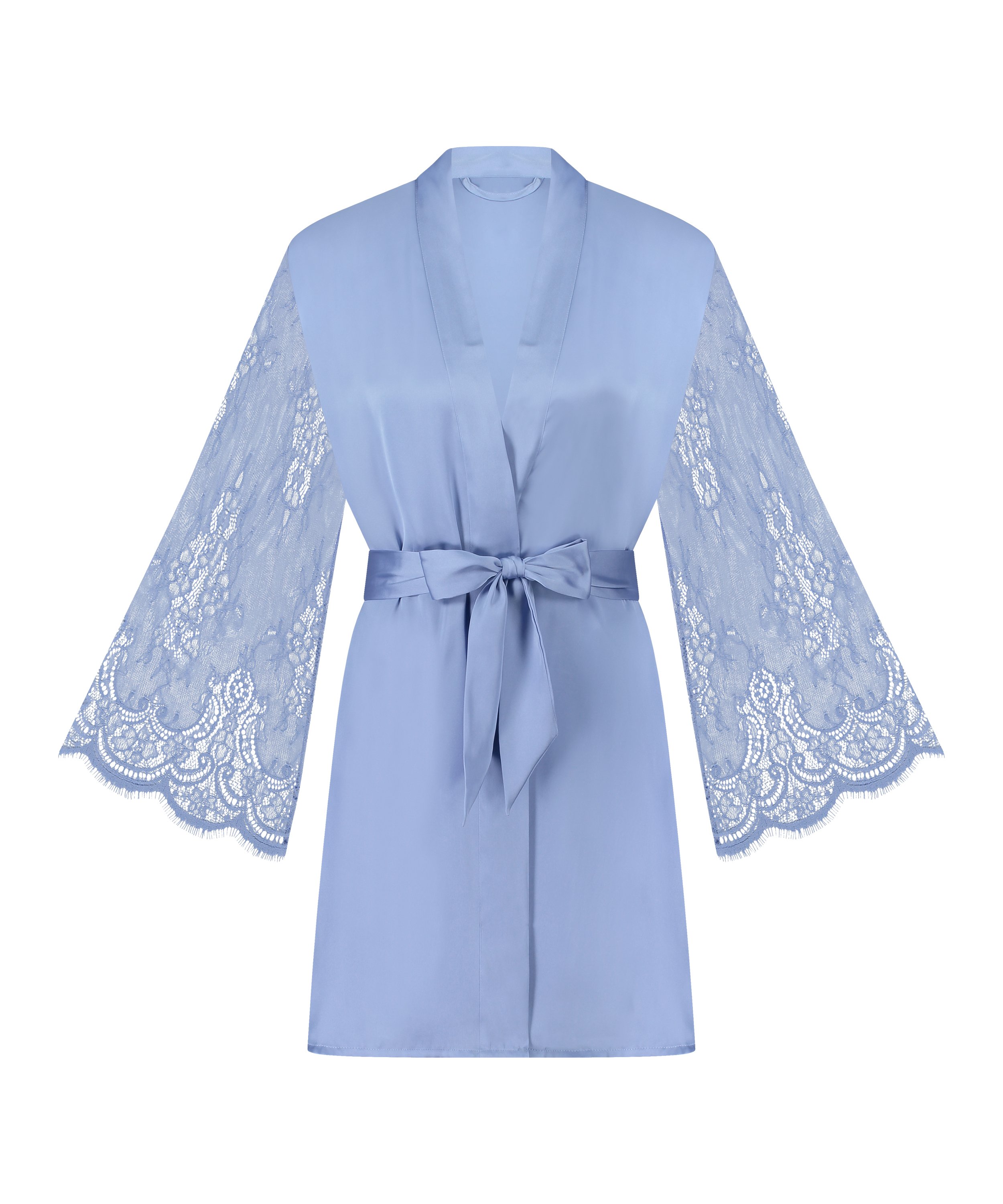 Kimono Satin, Azul, main