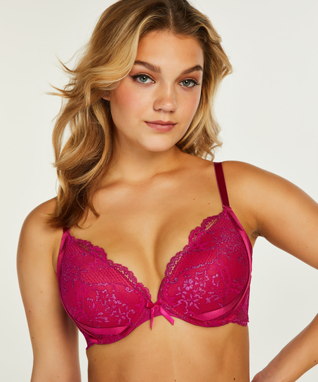 Sujetador push-up de aros preformado Reeva, Rosa