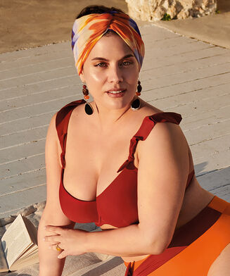 Top de bikini de aros preformado Paramaribo I AM, Rojo