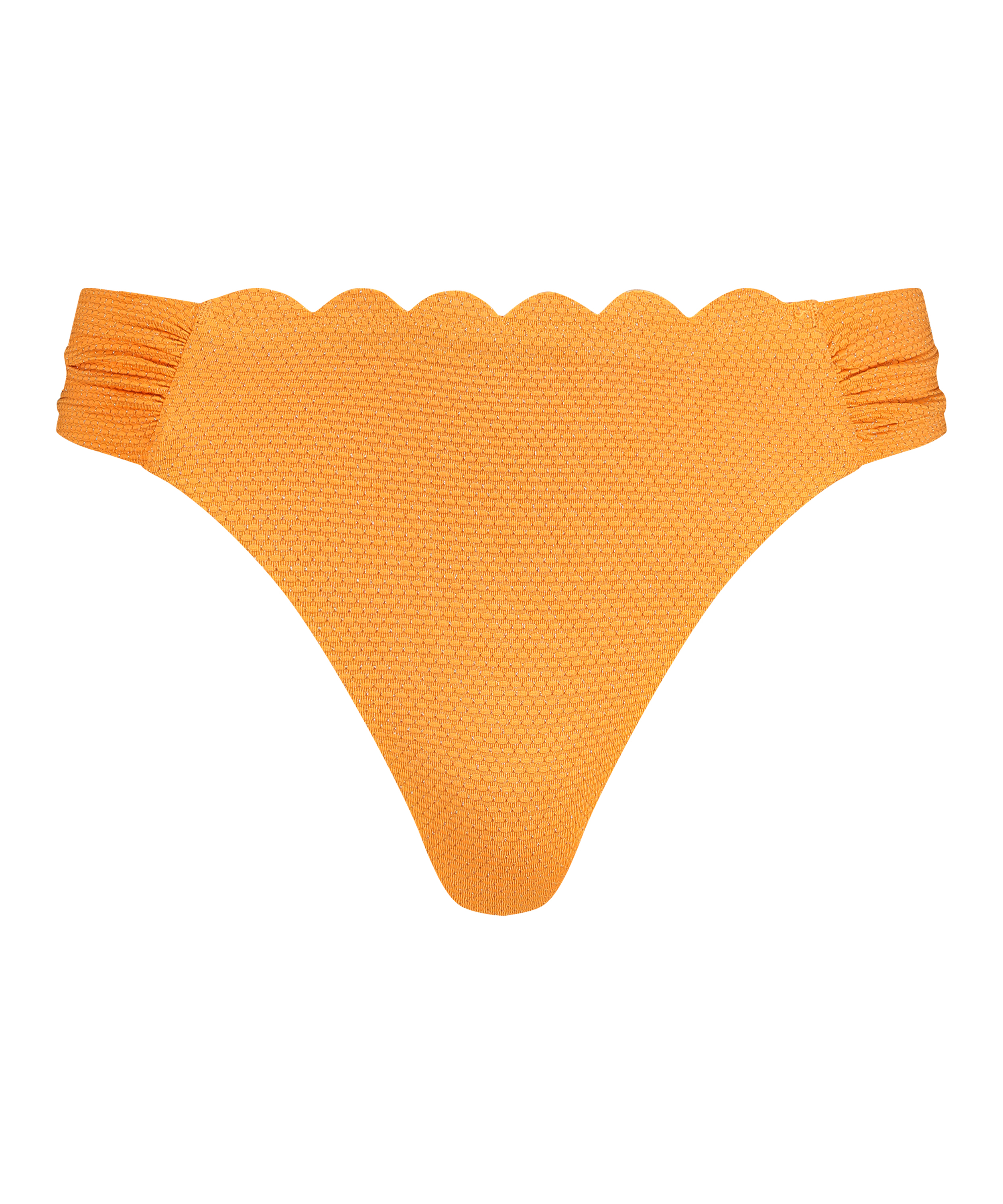 Braguita de bikini Scallop Lurex, Naranja, main