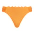 Braguita de bikini Scallop Lurex, Naranja