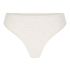 Tanga de algodón suave, Beige