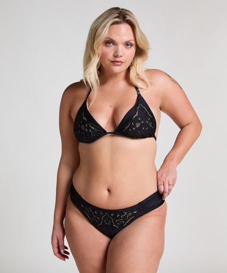 Braguita de bikini Boho Rio, Negro