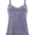 Camiseta top Velours Lace, Morado