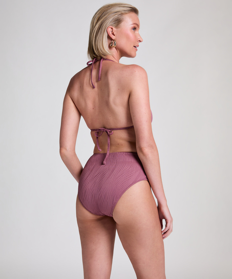 Braguita de bikini de cintura alta Rio, Morado