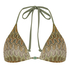 Top de bikini de triángulo Cali, Verde