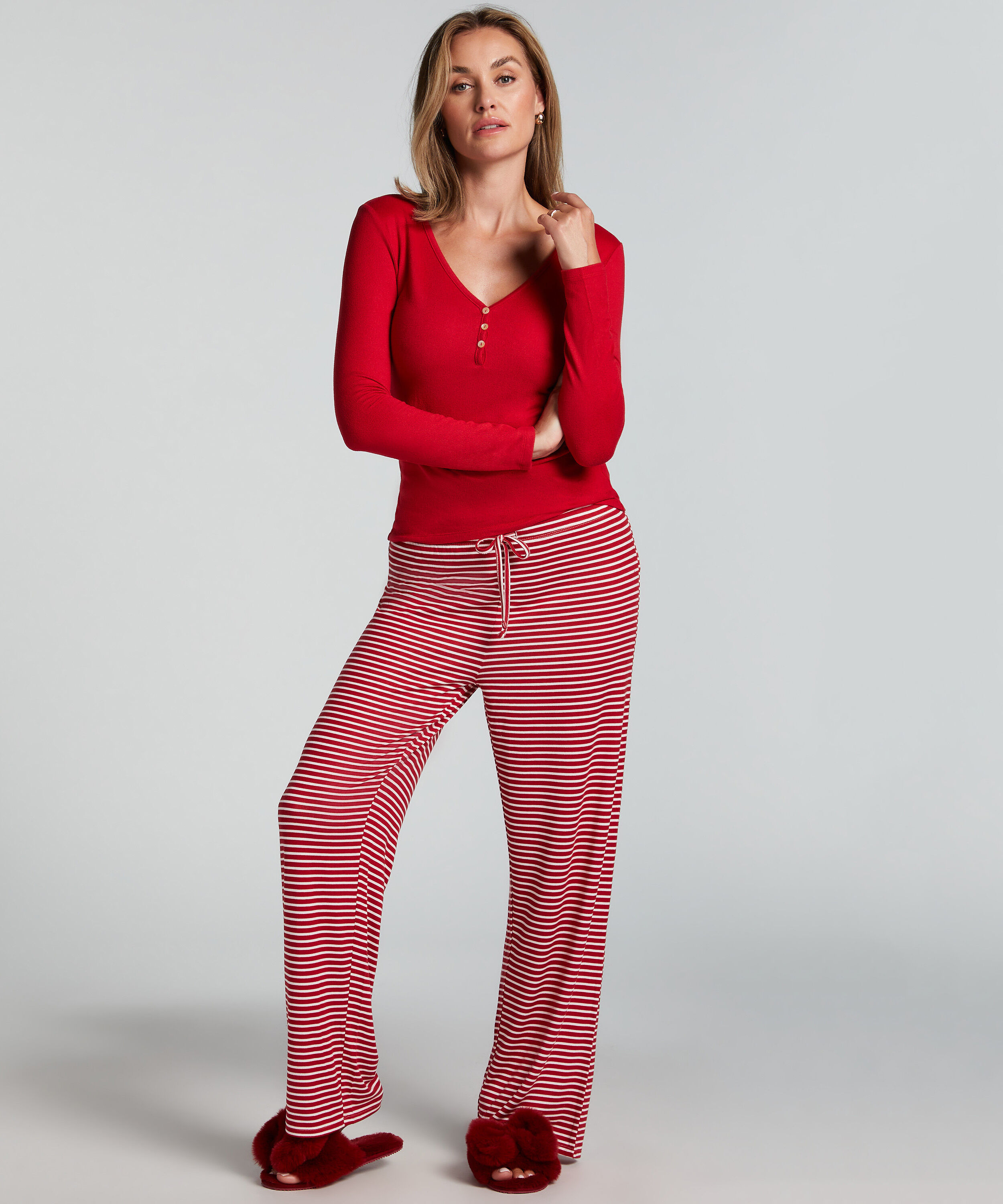 Conjunto de pijama, Rojo