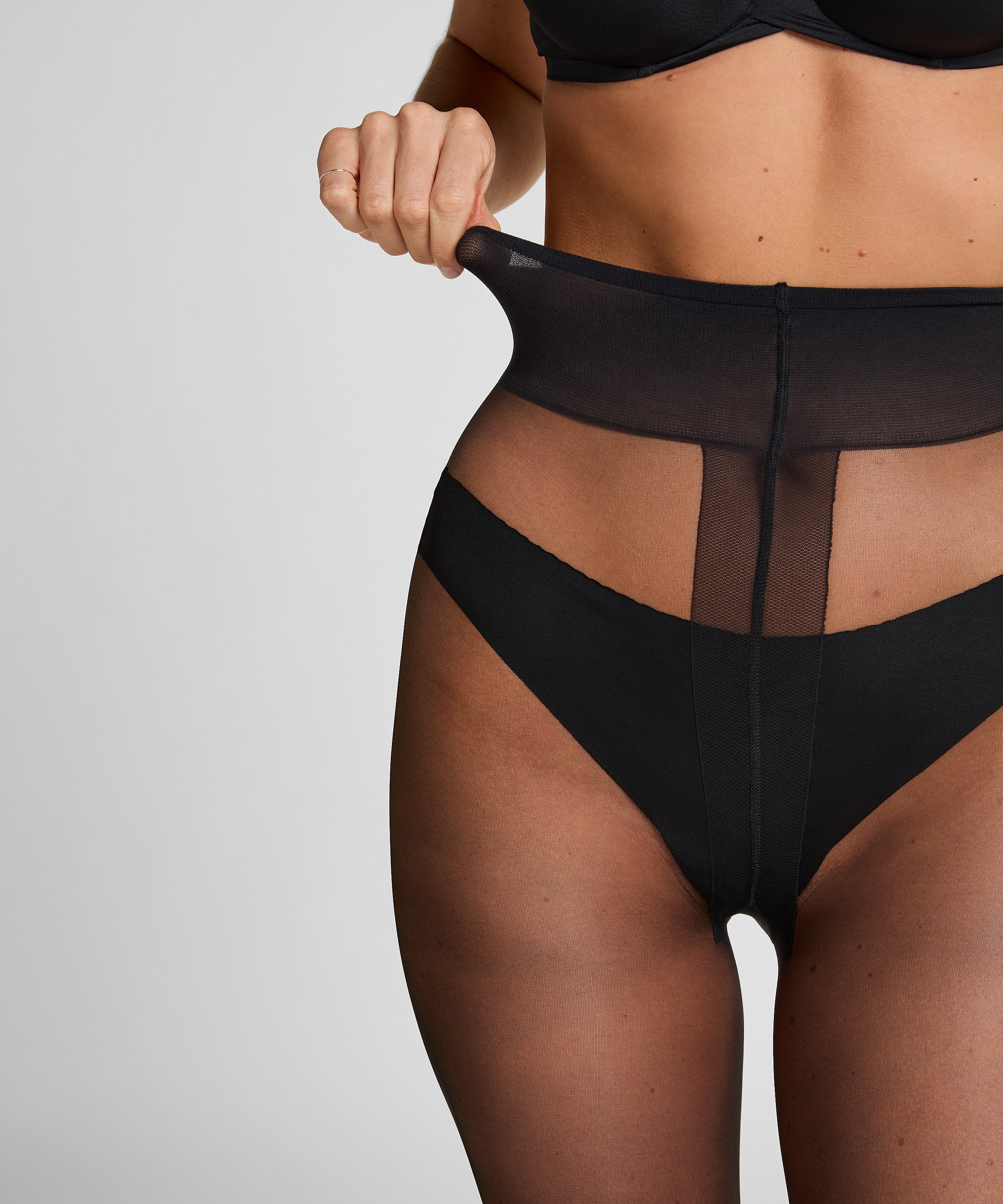 Pantys 15 Denier Second Skin, Negro, main