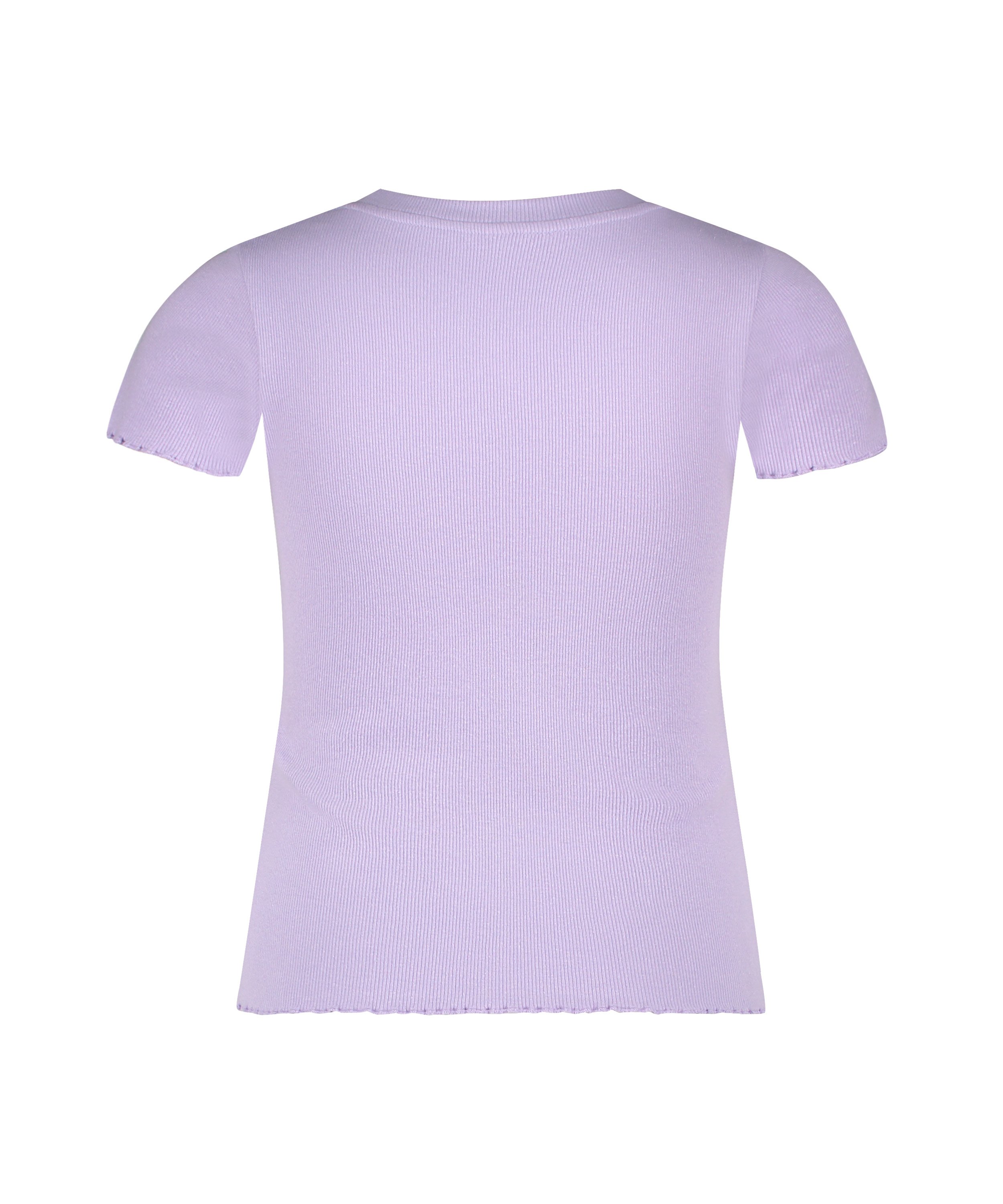Camiseta de algod&oacute;n de manga corta, Morado, main