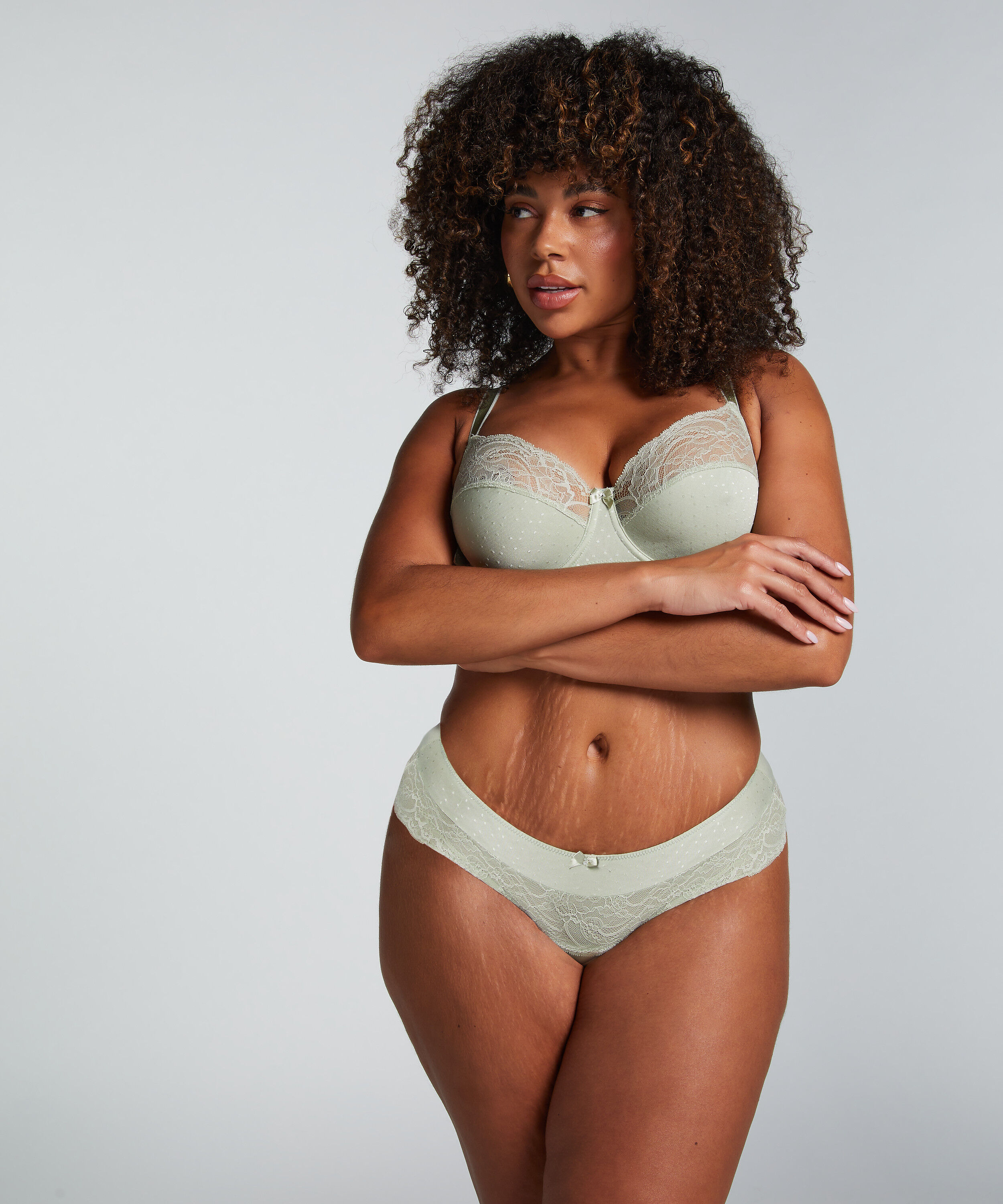 Tanga bóxer Sophie, Verde