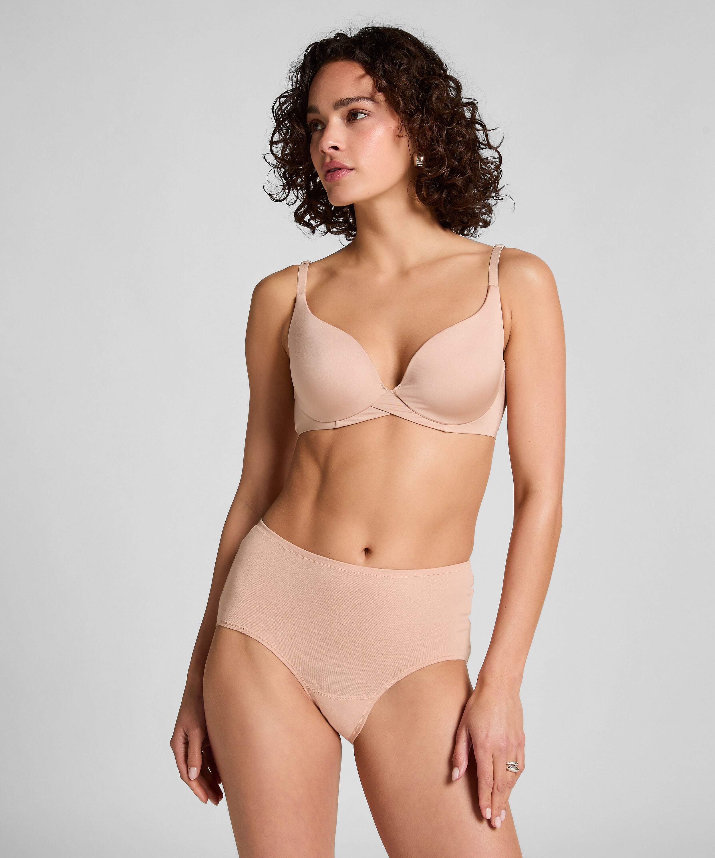 Braguita de cintura alta Superslip, Beige