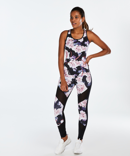 HKMX camiseta de deporte sin mangas, Negro