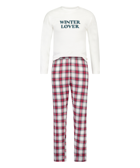 Conjunto de pijama para hombre, Rojo