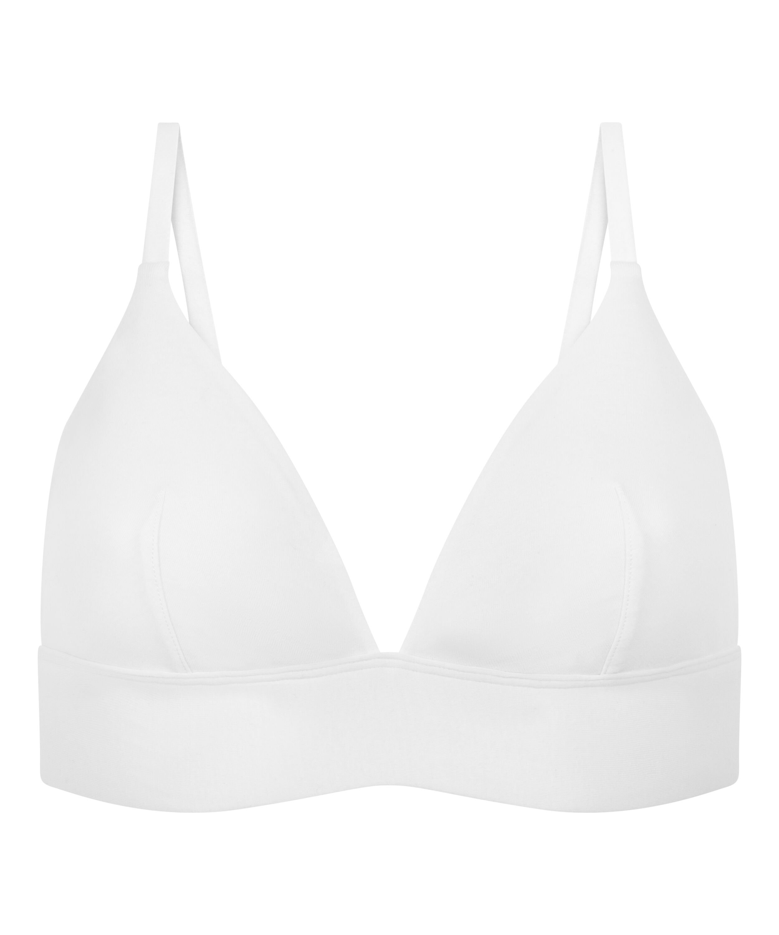 Bralette de algod&oacute;n, Blanco