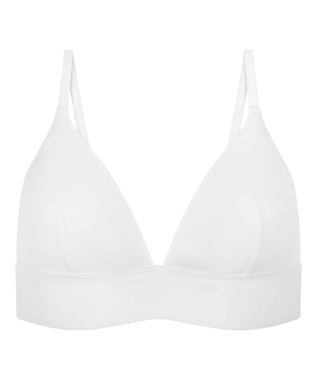 Bralette de algod&oacute;n, Blanco