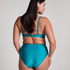 Top de bikini con aros sin relleno Aqua, Verde