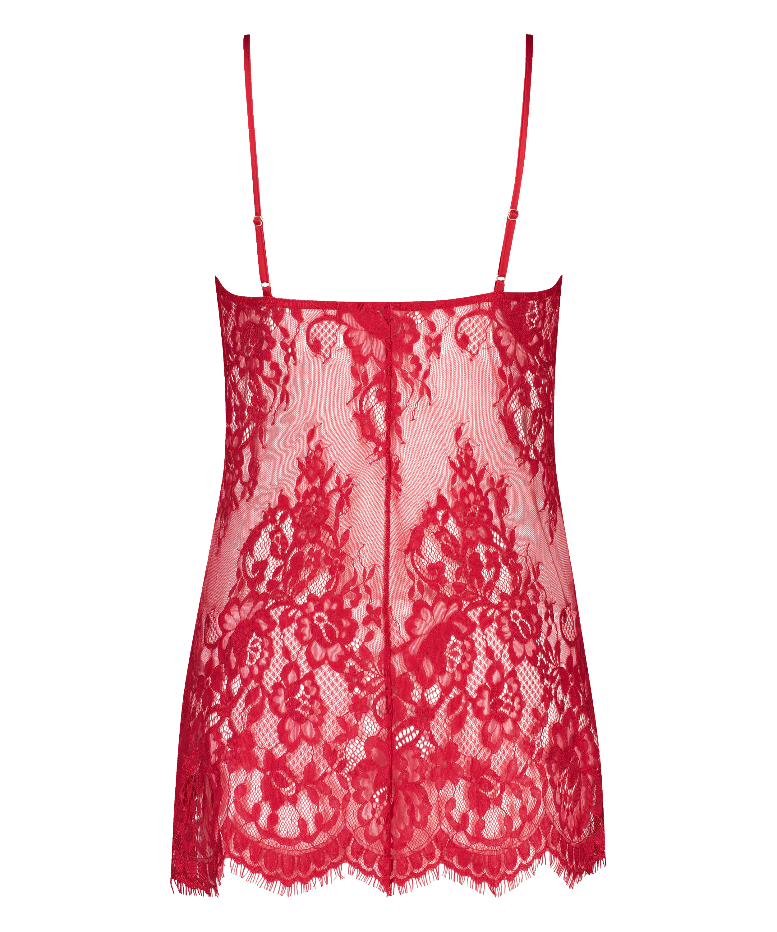 Vestido tipo camis&oacute;n Jennifer, Rojo, main