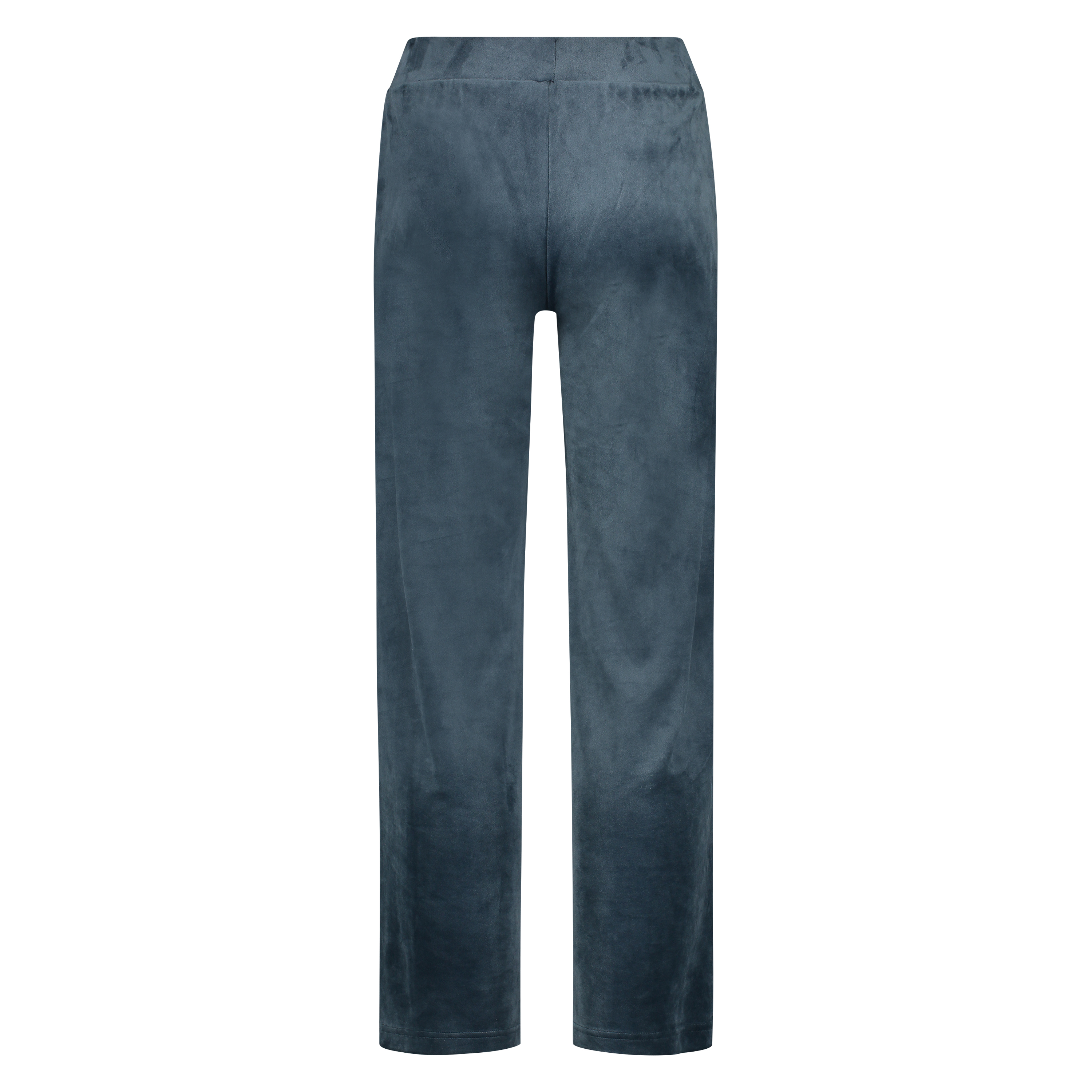 Pantal&oacute;n de pijama de terciopelo, Azul, main