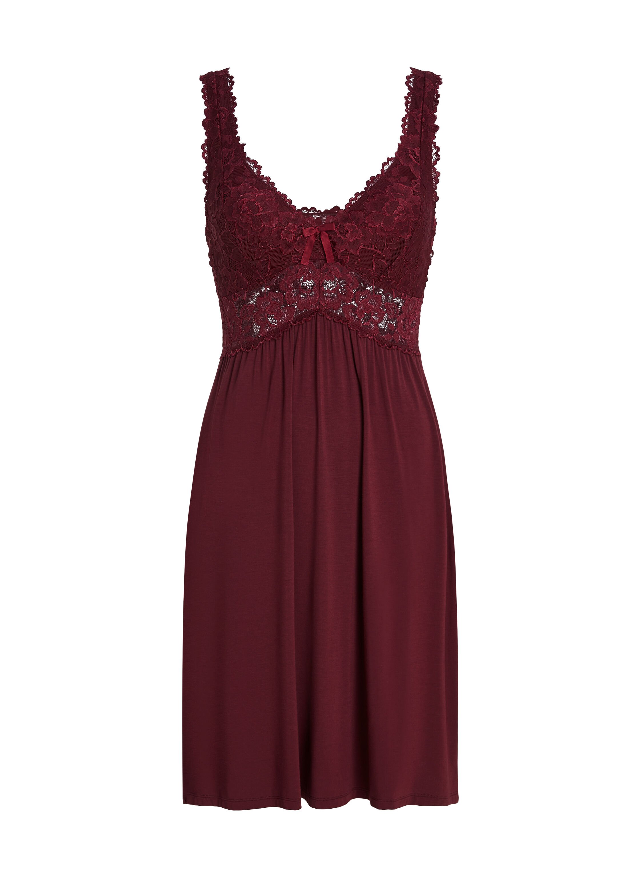 Vestido lencero Nora Lace, Morado