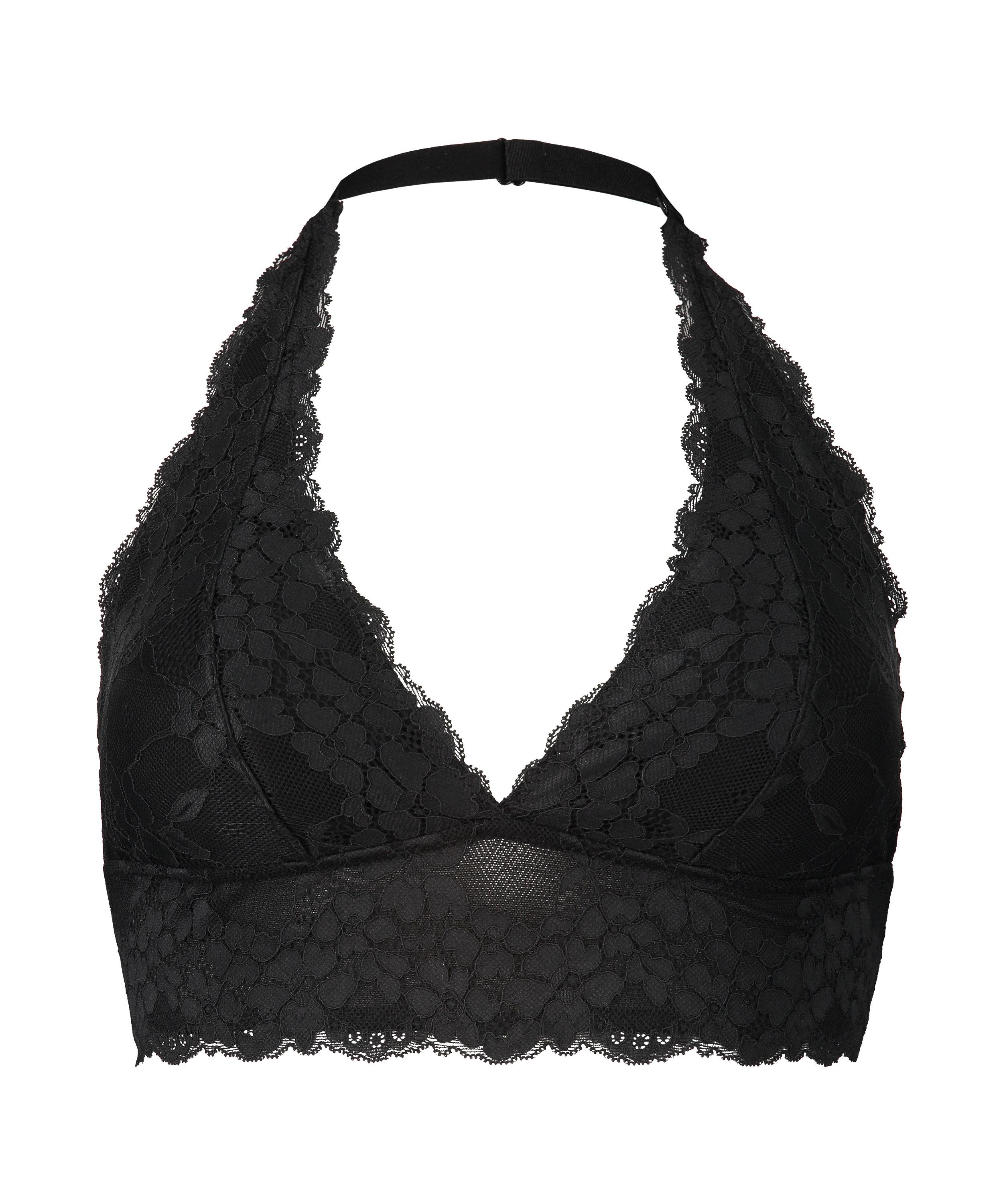 Bralette halter preformado Rosalyn, Negro, main