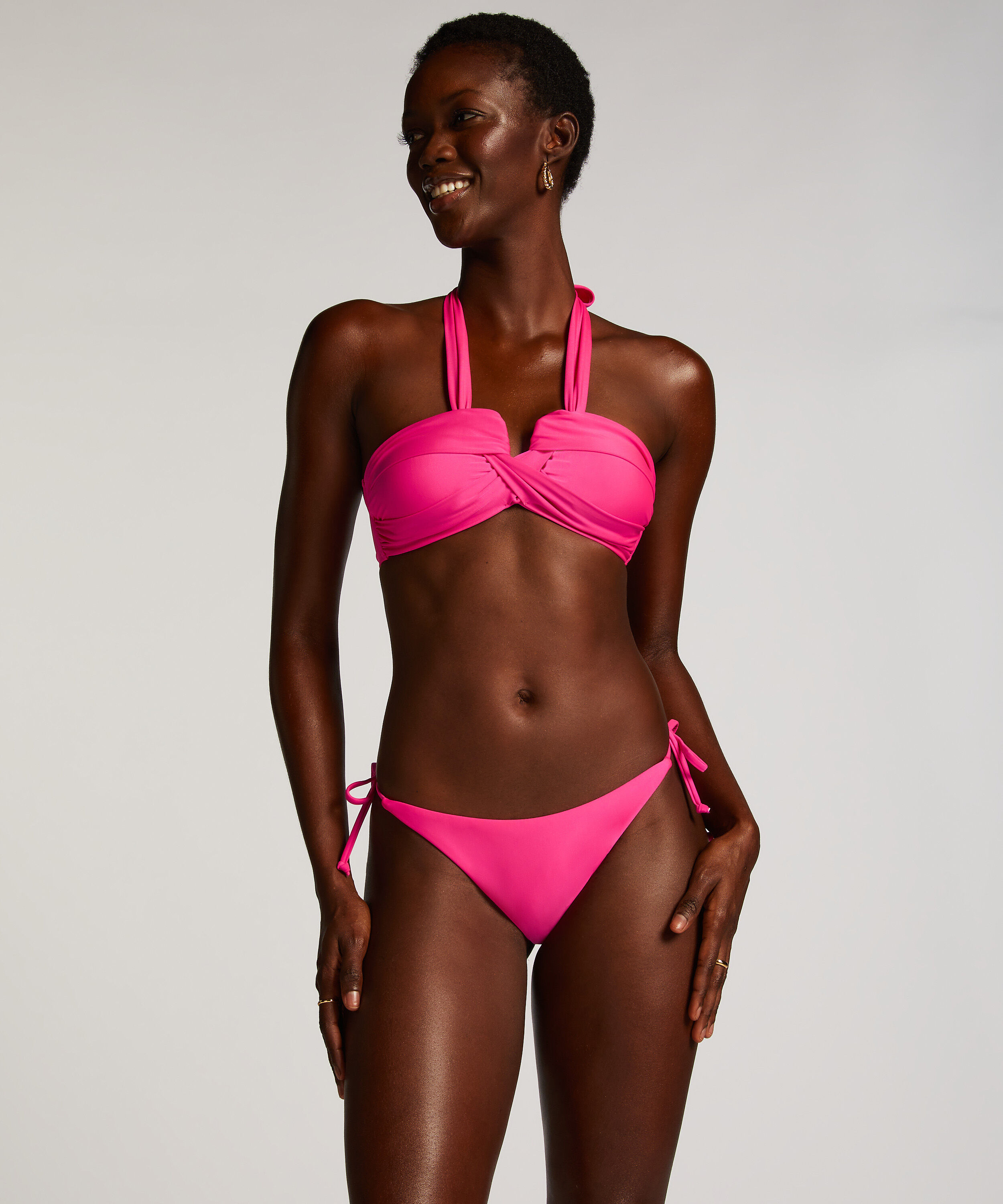 Braguita de Bikini Tanga Naples, Rosa