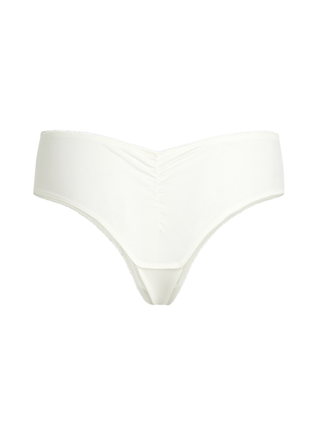 Tanga bóxer Diva, Blanco