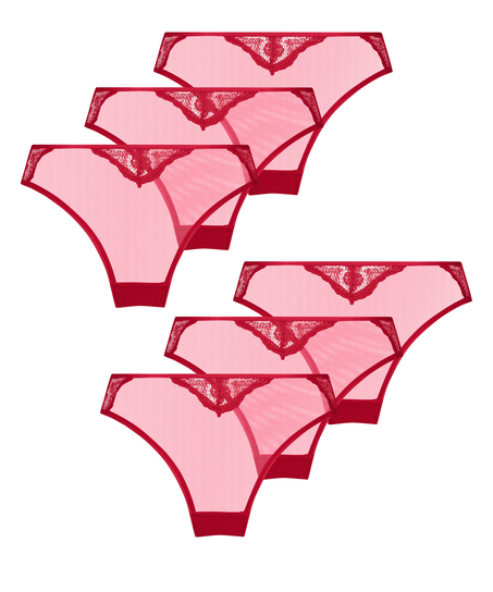 6-Pack Brasilian, Rojo