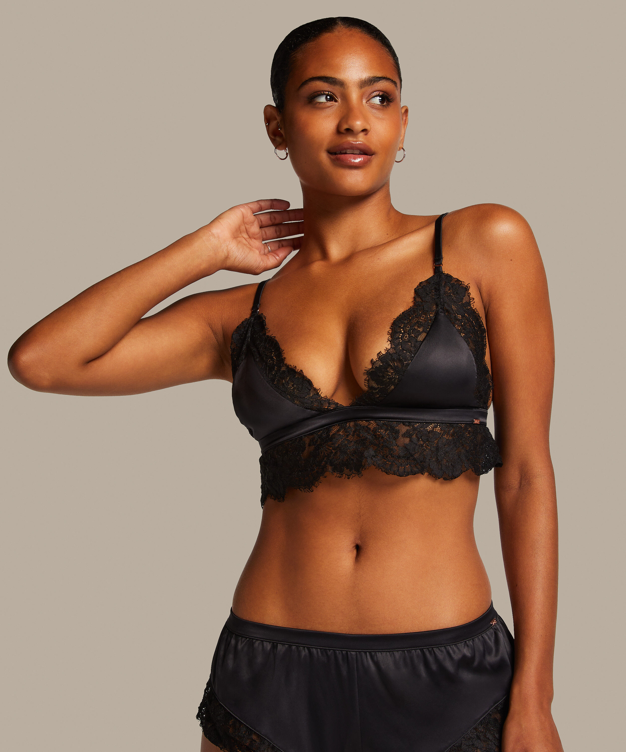 Bralette Valerie, Negro