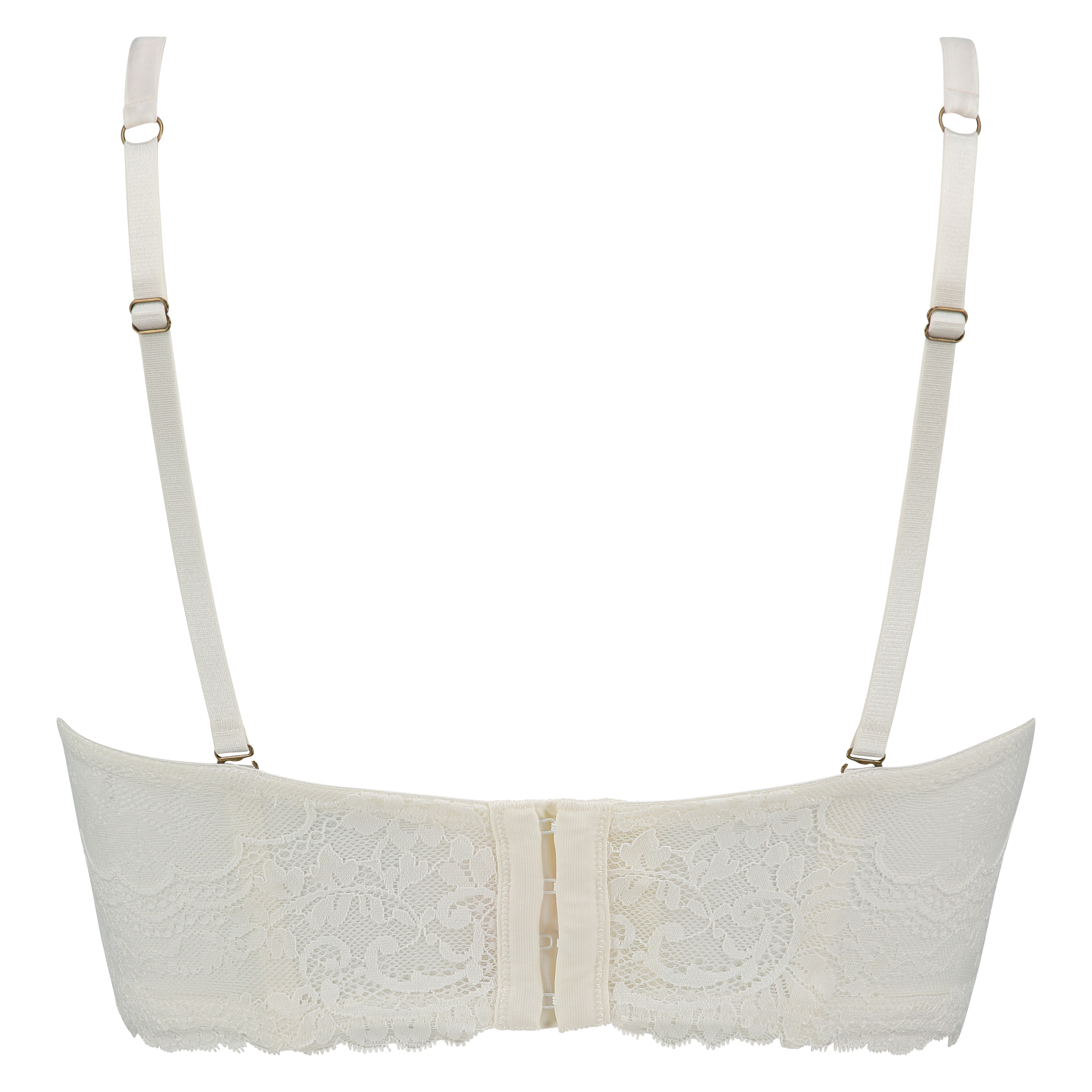 Sujetador de aros preformado Rose longline, Blanco, main