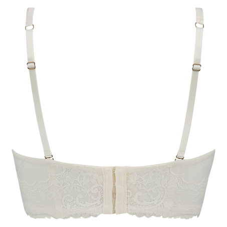 Sujetador de aros preformado Rose longline, Blanco