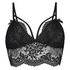Bralette Longline Donatella, Negro