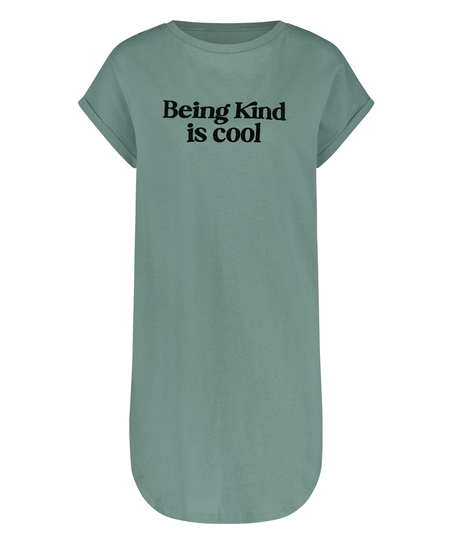 Camisón de escote redondo, Verde