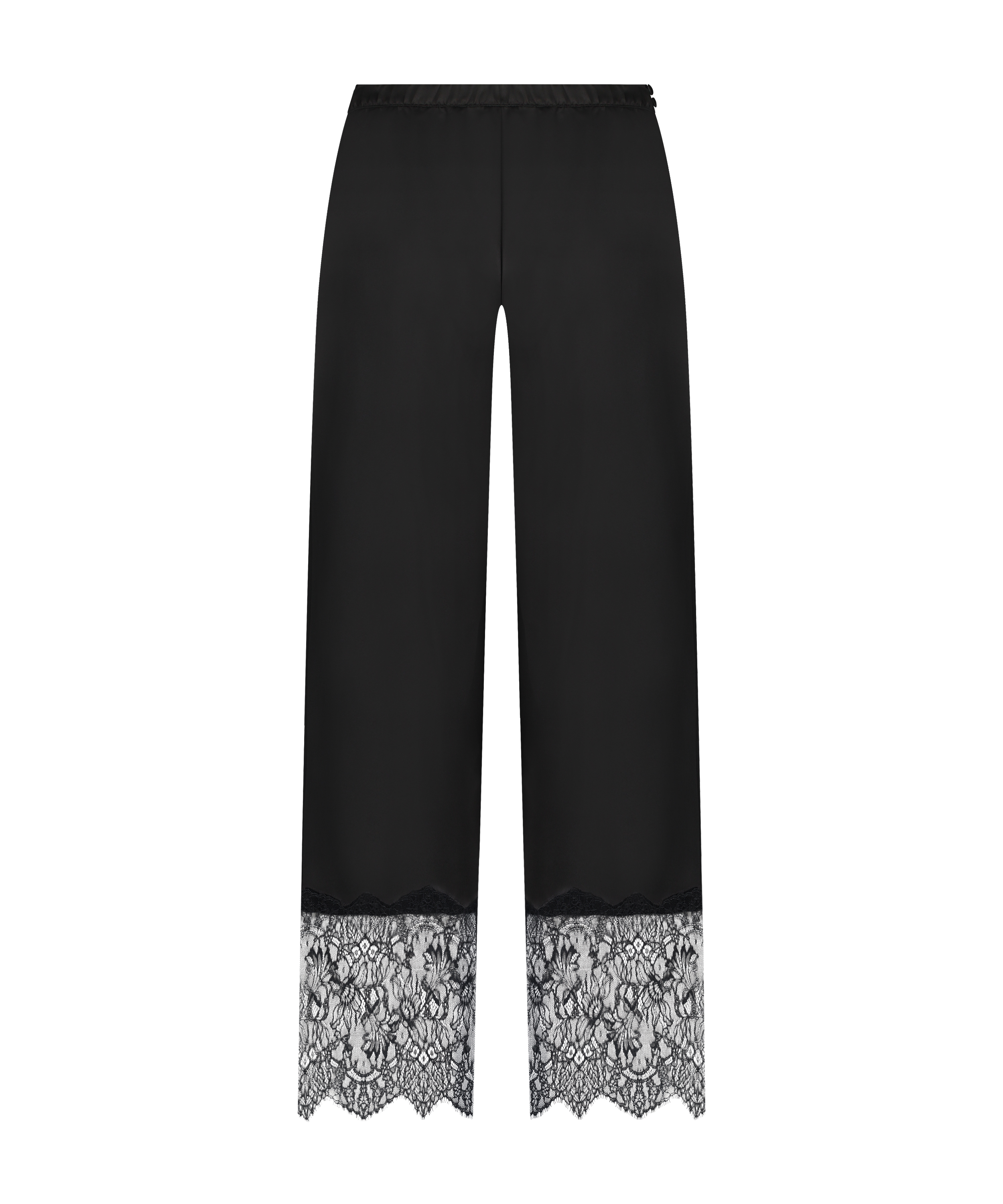 Pantalones anchos de encaje Sophia, Negro, main